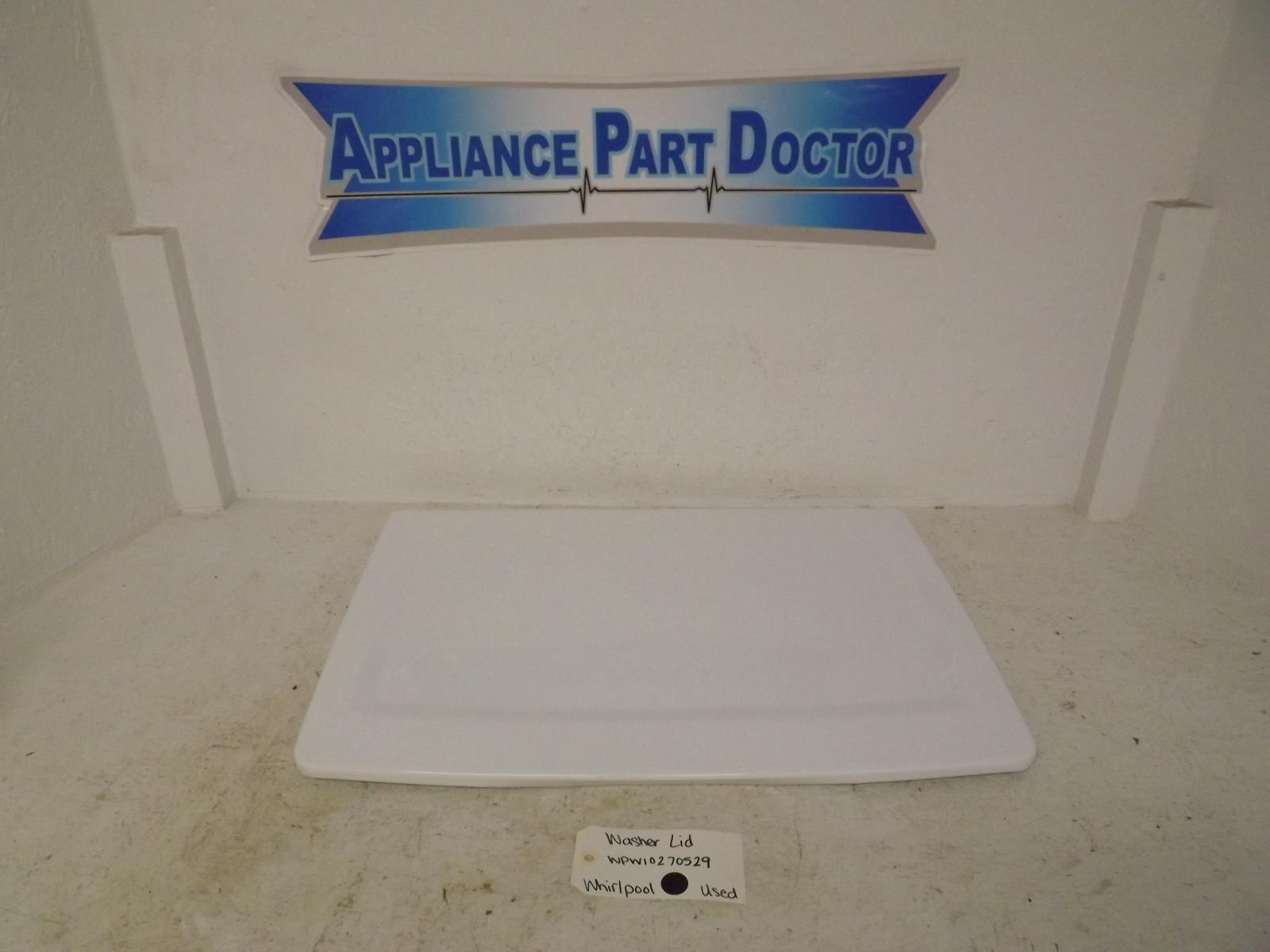 Whirlpool Washer WPW10270529 Lid Used Whirlpool Washer WPW10270529 Lid Used